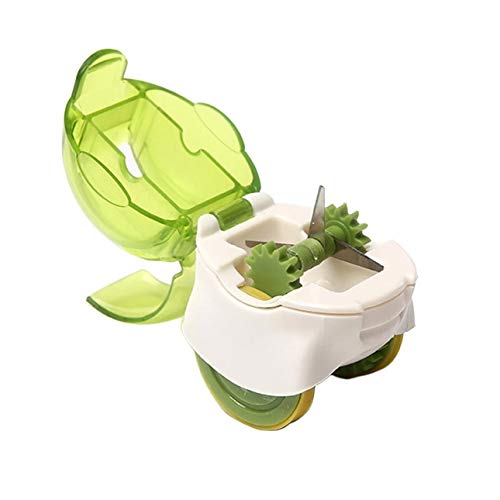 Pudincoco Creative Mini Rolling Cutter Machine Ajo Chopper Rallador Molienda Ajo Ginger Press Cocina Accesorios de cocina Herramientas