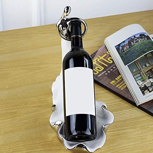 Puesto de vinos Estante Sostenedor de vino 30 * 15 * 25 cm adornos de cerámica del estante del vino creativas estar minimalista habitación de estilo europeo CHAMPAÑERAS decoraciones, adornos hechos a