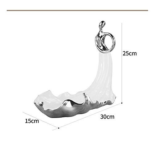 Puesto de vinos Estante Sostenedor de vino 30 * 15 * 25 cm adornos de cerámica del estante del vino creativas estar minimalista habitación de estilo europeo CHAMPAÑERAS decoraciones, adornos hechos a