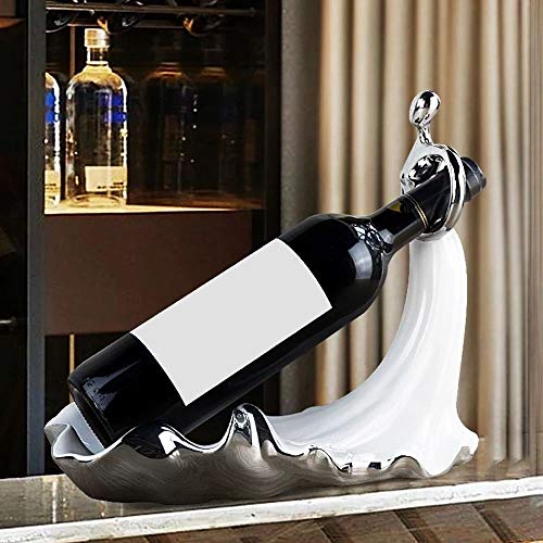 Puesto de vinos Estante Sostenedor de vino 30 * 15 * 25 cm adornos de cerámica del estante del vino creativas estar minimalista habitación de estilo europeo CHAMPAÑERAS decoraciones, adornos hechos a