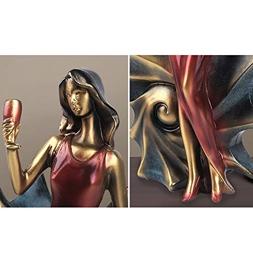 Puesto de vinos Estante Sostenedor de vino Estreno de una casa de regalos Europa y casa for casarse Creación Artesanal adornos hechos a mano de resina concha de belleza estante del vino CHAMPAÑERAS De