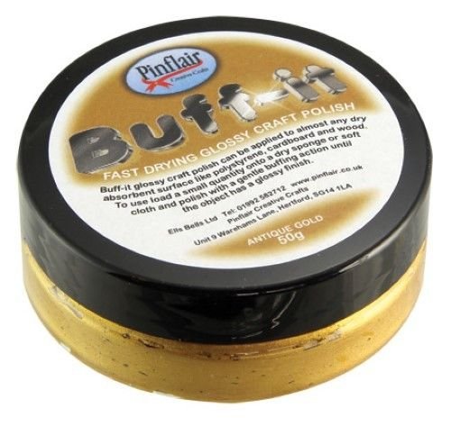 Pulido Pinflair Buff-it Craft - en dorado antiguo viene con, 50 G