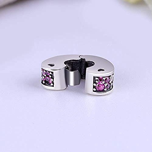 Pulsera Charms Abalorios Arcos De Amor Clip Rainbow Heart Plata De Ley 925 Colgantes Finos Pulsera Fabricación De Joyas Niñas Adolescentes Diy Mejor Regalo Fit Encanto Original