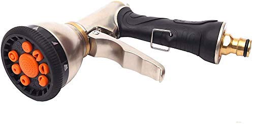 Pulverizadores de Pintura sin Aire, Pistola de Chorro 2019 Pistola de pulverización de Manguera Patrones Ajustables Boquilla de Manguera Metal Alta presión Lavado de Autos Limpieza