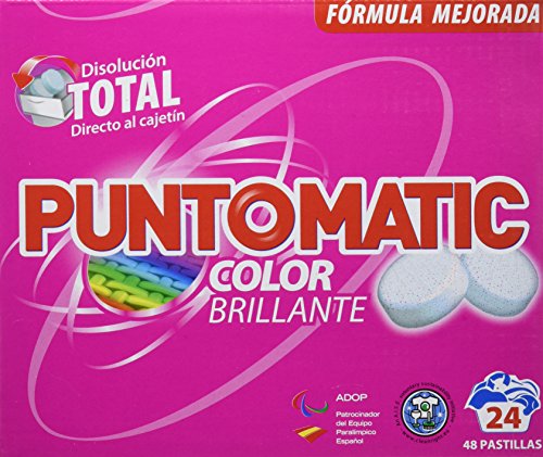 Puntomatic Detergente en Pastilla Ropa Color - 24 Lavados