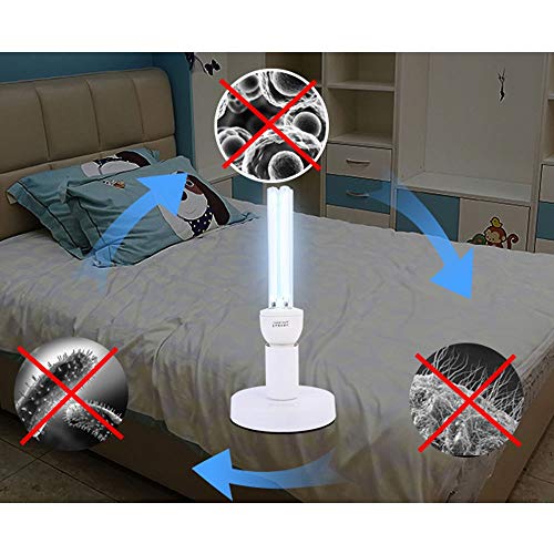 Purificadores de aireFXnn Lámpara de desinfección - hogar 360 Grados además de lámpara de esterilización insecticida de cucarachas (Color : Ozone+Timing)
