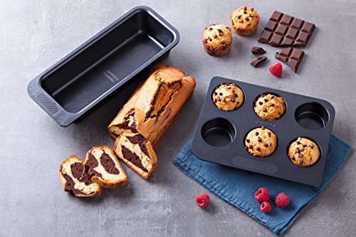 Pyrex Magic Molde Para Horno, Acero Inoxidable, Negro, 26 cm