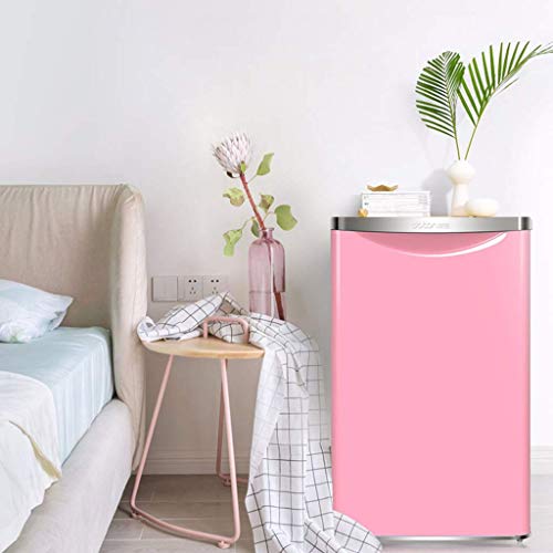 QCYSK Mini-refrigerador 71L Nevera bajo mostrador con Compartimento Enfriador Cubierto - Descongelación con un botón - Adecuado para Oficina, Dormitorio o apartamento con estantes Ajustables