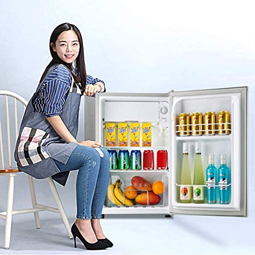 QCYSK Mini-refrigerador 71L Nevera bajo mostrador con Compartimento Enfriador Cubierto - Máquina de Almacenamiento de Alimentos para Bebidas pequeñas para Oficina, Dormitorio o apartamento c