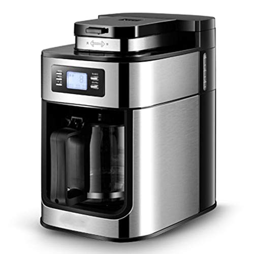 QIA Visualización automática máquina de café de Filtro de Tipo Molino de Grano pequeño hogar harina de Soja Totalmente rectificadora LED