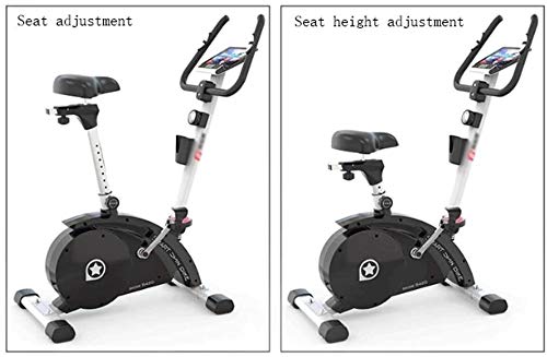 Qinmo Cubierta de Bicicleta de Ejercicios, Inteligente magnética Control Dinámico de Bicicletas Asiento Ajustable y el Manillar de Fitness los Deportistas Bicicleta estática