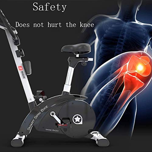 Qinmo Cubierta de Bicicleta de Ejercicios, Inteligente magnética Control Dinámico de Bicicletas Asiento Ajustable y el Manillar de Fitness los Deportistas Bicicleta estática