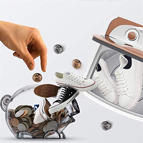 Qinmo Inteligente máquina de Lavado de Calzado Completamente automática de Hogares portátil Lavadora automática Lazy Compacto pequeño Lavadora (Color : B)