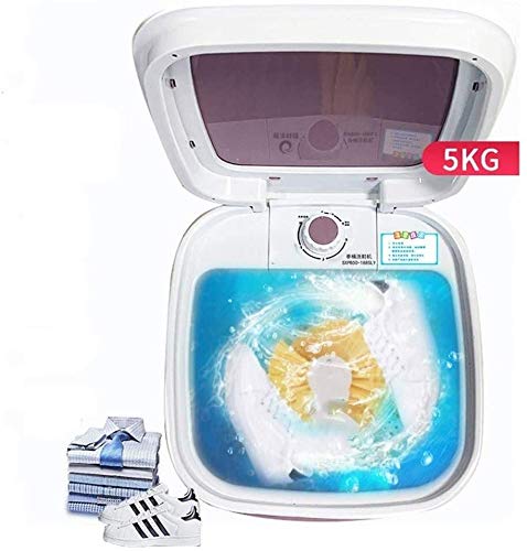 Qinmo Mini máquina de Lavado de Calzado portátil, Inteligente Lavadora automática de Zapatos Perezosos for Acampar en el apartamento del Dormitorio del Hotel (Color : A)