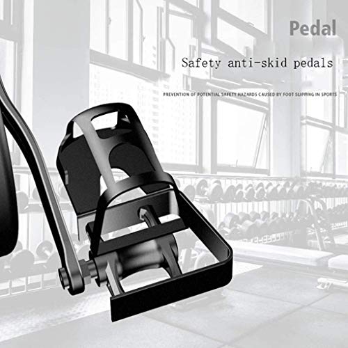 Qinmo Profesional Cubierta Deportes de Bicicletas Casa Equipo de la Aptitud cómodo Asiento de Bicicleta de Gimnasio con bajo Nivel de Ruido Sistema de Correa de transmisión (Color : Red)