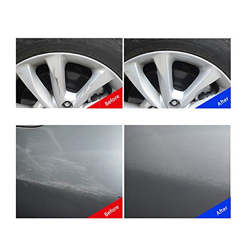 Qiwenr 3Pcs Reparador de arañazos para Coche,Quita Arañazos Pulido Coche Paño De Limpieza De Microfibra Nano Magic Removedor De Arañazos Paño para El Coche para Reparación De Arañazos