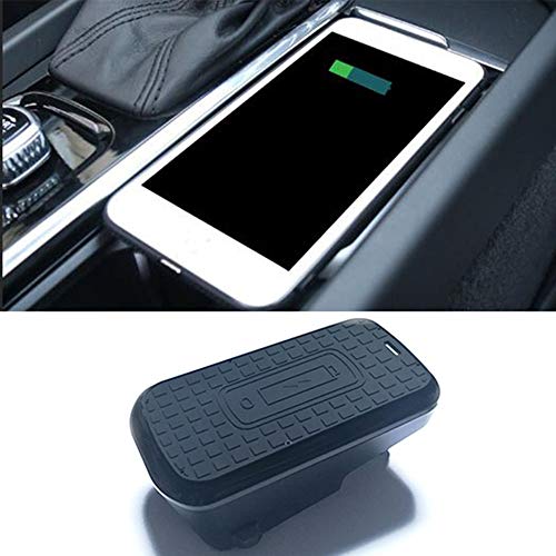 QQKLP Coche inalámbrico Qi Cargador móvil de Carga inalámbrica Placa Accesorios Ajuste para el Volvo XC60 XC90 V60 C60 C90 2018 2019 para iPhone,For xc60 2018 2019