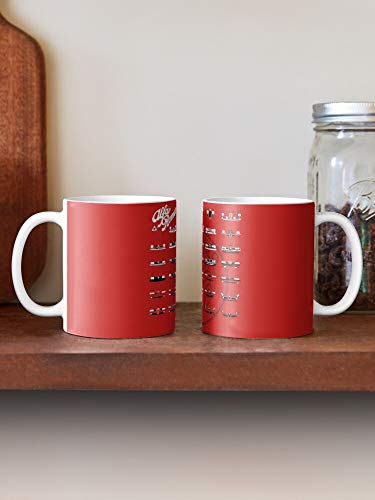 Quadrifoglio 6C 4C 24Hp Milano Alfa 8C Romeo La Mejor Taza de café de cerámica de mármol Blanco de 11 oz