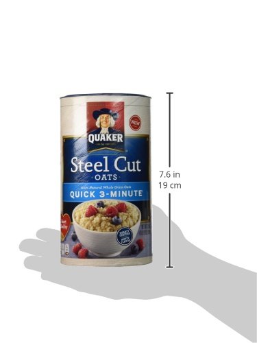 QUAKER Steel Cut Quick Oats, 25 oz