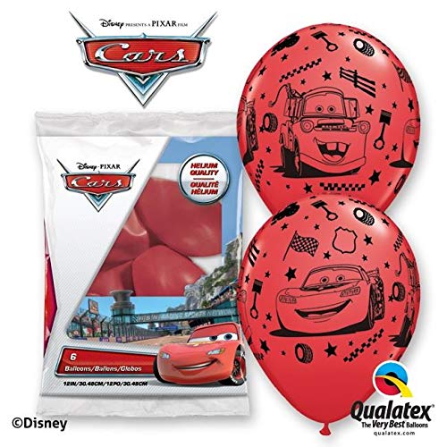 Qualatex 19233 - Globos de coches, color rojo, 30,8 cm