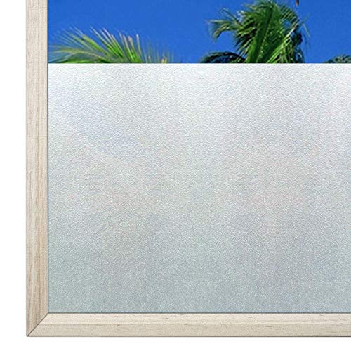 Qualsen Vinilo para Ventanas Privacidad Autoadhesiva Adhesiva vinilos para Cristales Translúcida con Electricidad Estática 60 x 300 cm