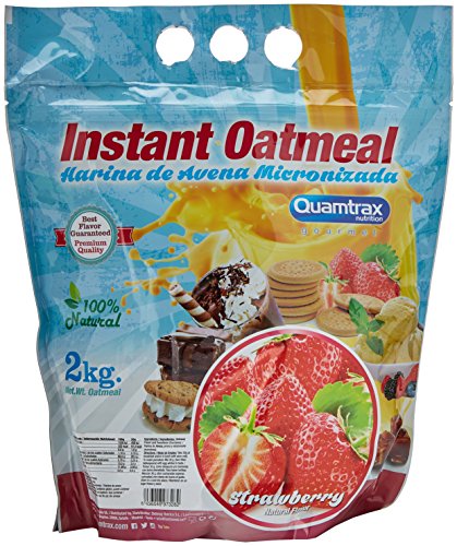 Quamtrax Nutrition Avena Instantánea, Sabor Fresa - 2000 gr