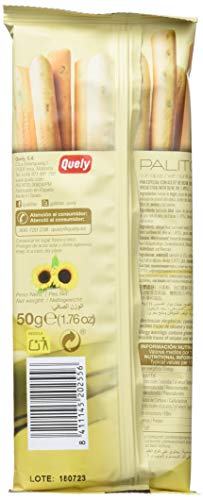 Quely Palitos Con Pipas 50 g Pack de 22