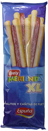 Quely Quely Merienda Xl Con Cañitas De Fuet 90 g Pack de 12