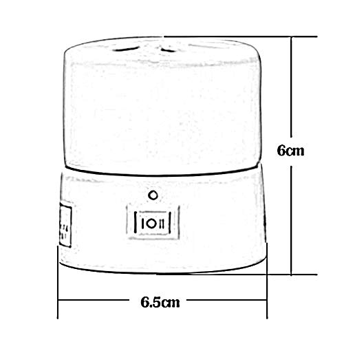 Quemador de Incienso de cerámica electrónico, Aceite Esencial eléctrico Difusor de aromaterapia, Temperatura Constante Horno 140° /160°, Porcelana casera, Balcón, Porche, Patio