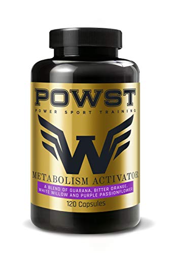 Quemagrasas Potente y Rápido, Termogénico acelerador de Metabolismo, para Hombre/Mujer, 120 Cápsulas para adelgazar. POWST