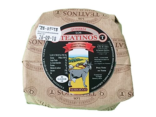 Queso de cabra artesanal sabor intenso y delicioso. Quesería Artesanal los teantinos. (varios formatos) Envió GRATIS 24 h . (Semicurado, 500gr aprox.)