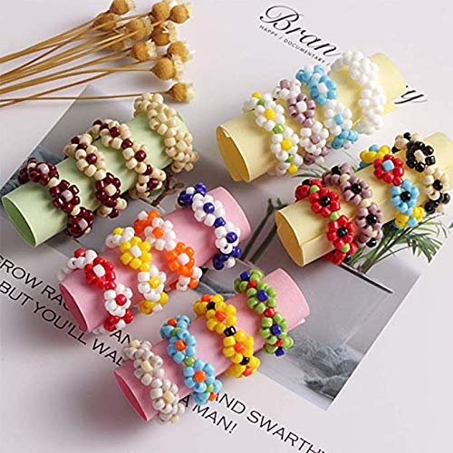 Queta Cuentas de Colores 2mm, 24000pcs Mini Cuentas y Abalorios Cristal para DIY Pulseras Collares Bisutería (24 Colores)