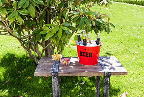 Quid Mi bar Cubo Cerveza de 6 l Beer, Rojo