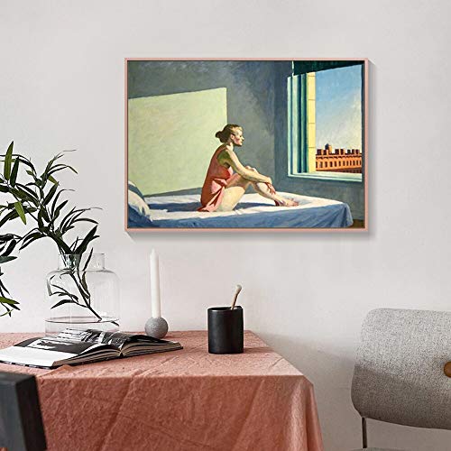 QWESFX Decoración para el hogar La luz del sol brilla en la habitación Figura Lienzo Pintura Arte de la pared Fotos Carteles de pared Imprimir en lienzo (Imprimir sin marco) A 35x70CM