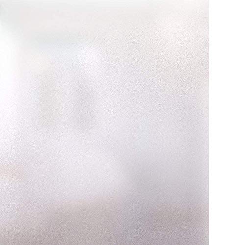 rabbitgoo Vinilo para Ventana Privacidad Lámina Adhesiva Pegatina Translúcida Adhesiva Decorativa del Vidrio Autoadhesiva con Electricida Estática Esmerilado Control de Calor y Anti UV 44.5 * 300CM