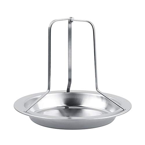 Rack de pollo para asar, soporte vertical de acero inoxidable para rack de pollo para asar, herramientas para asar a la parrilla para asar a la parrilla para barbacoa o para uso doméstico