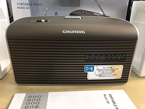 Radio portátil analógica Music 60 Brown/Silver