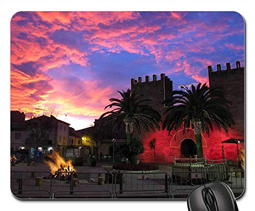 Rae Esthe Alfombrillas de ratón - Alcudia Mallorca abendstimmung Fiesta City Gate