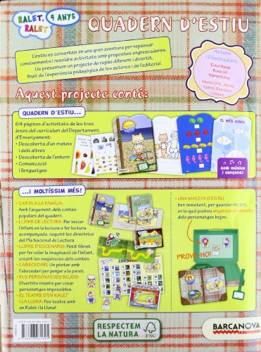 Ralet. Ralet. Quadern D'Estiu. Per 4 Anys - 9788448931605 (Materials Educatius - Material Complementari Primària - Quaderns De Vacances)
