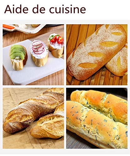 Rann.Bao Molde Pan Francés,Utensilios para Hornear Antiadherentes Silicona de Grado Alimenticio,3 Rejillas Bandeja de Repostería Herramientas para Hornear Pan Casero,Amarillo Amarillento