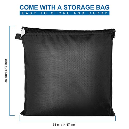 RATEL Protectora para Muebles de jardín, Funda para Muebles de Jardín Impermeable a Prueba de Viento Paño Oxford 420D Cubierta de Mesa de jardín Grandes(242x162x100cm)