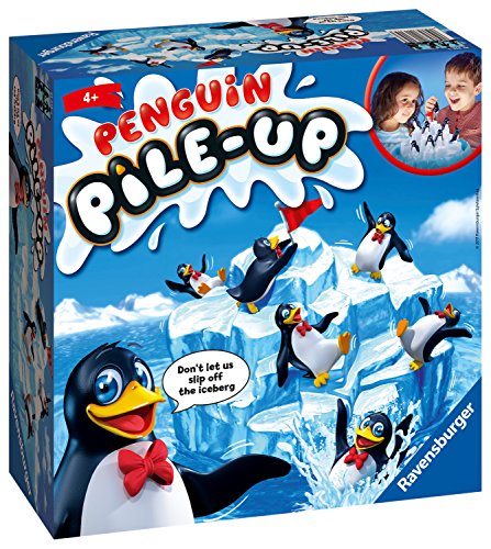 Ravensburger 21315 Penguin Pile Up Balance Niños Edad 5 Años en adelante Un Divertido y rápido Juego Familiar Que Puedes Jugar más y más