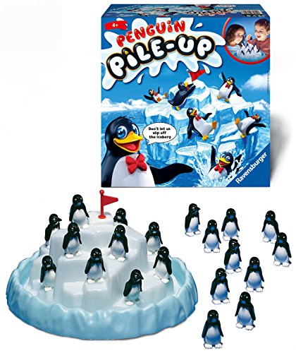 Ravensburger 21315 Penguin Pile Up Balance Niños Edad 5 Años en adelante Un Divertido y rápido Juego Familiar Que Puedes Jugar más y más