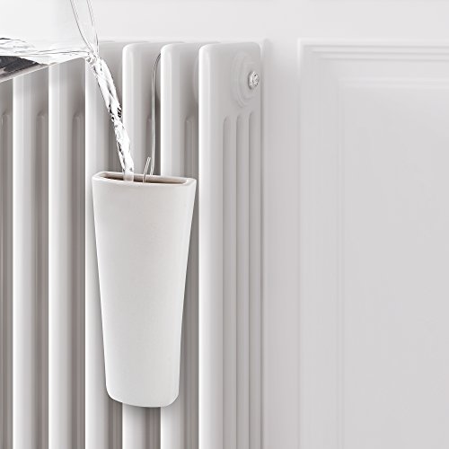 Rayen Humidificador para radiadores, Cerámica, Blanco, 18.8 x 8.5 x 2.8 cm, 2 Unidades
