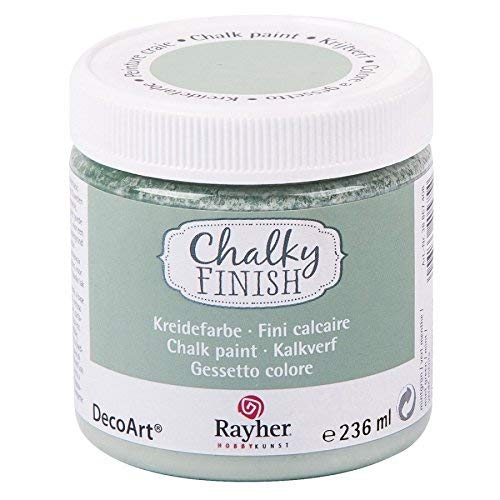 RAYHER HOBBY Chalky Finish, verde menta, bote 236ml