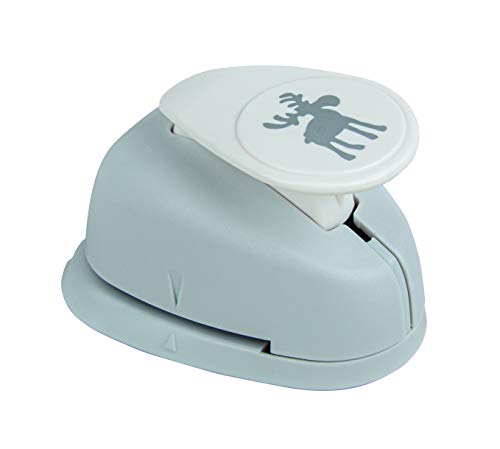 Rayher Moose - Punzón de Dibujo (2,54 cm, diámetro de 2,54 cm, Apto para Papel y Tarjeta de hasta 200 g/m², plástico, Naranja, 2,54 cm - 1 Pulgada