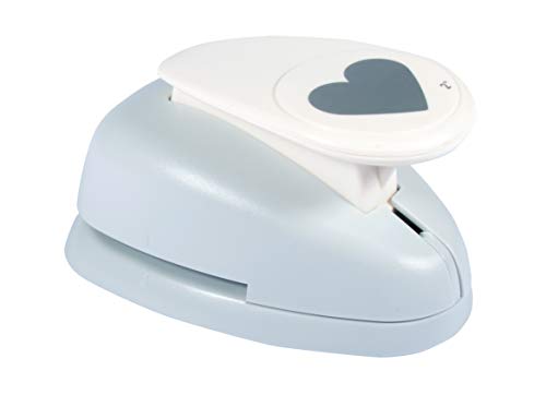 Rayher – Motivo Corazón Perforadora, plástico, Naranja, ø 5cm (2'')