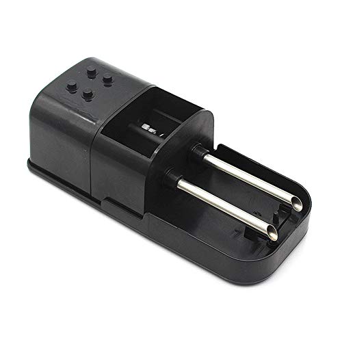 RCJCQS Portatil para Automático Fumadores Plástico Entubadora Eléctrica Mini Máquina para Liar Cigarrillos Maquina De Llenado, 19 * 8.6cm
