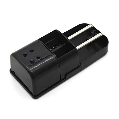 RCJCQS Portatil para Automático Fumadores Plástico Entubadora Eléctrica Mini Máquina para Liar Cigarrillos Maquina De Llenado, 19 * 8.6cm