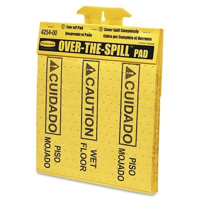 rcp4254 – Rubbermaid over-the-spill Pad Tablet w/25 tamaño mediano derrame almohadillas